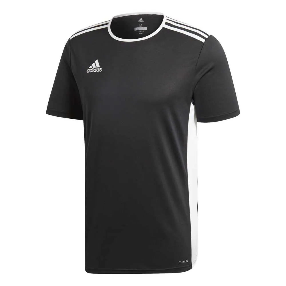 Camiseta Adidas Entrada18 Negra Jr
